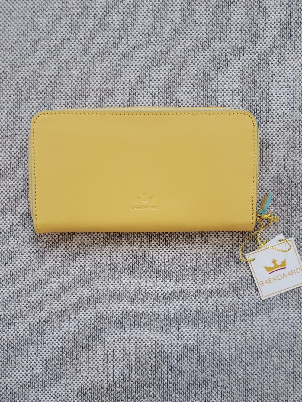 Baekgaard Genuine Leather Zip-Around Wallet - NWT